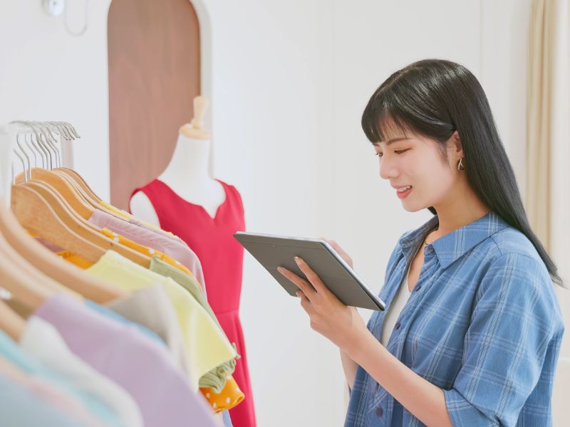 PDV loja de roupas e eficiente