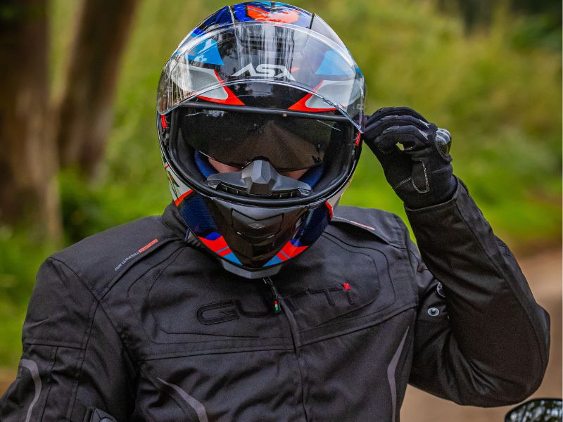 acessórios para capacete de moto para viajar