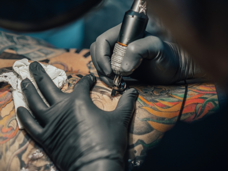 tatuagem country e cores