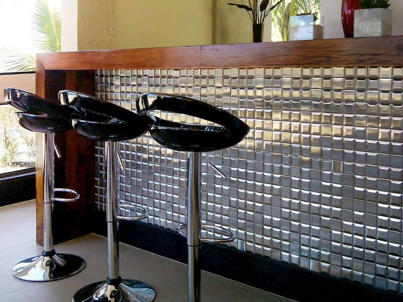 pastilha decorativa para cozinha no balcão