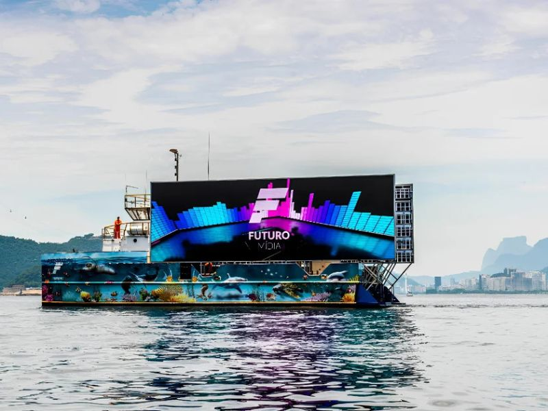 ooh publicidade painel de LED móvel