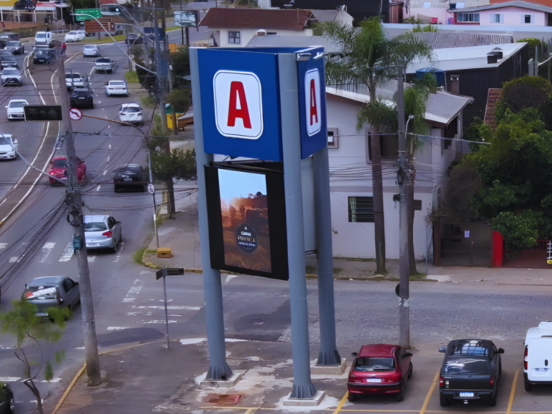 tecnologia em LED para outdoor