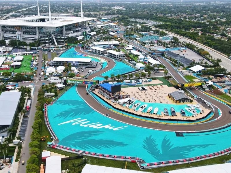Miami F1 racetrack circuit lenght