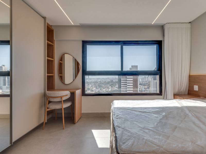 apartamento pronto para morar setor marista goiania - mobiliado